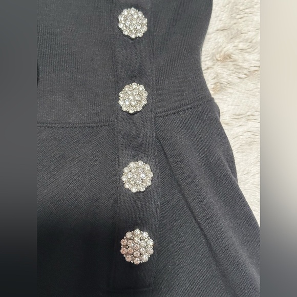 J. Crew Plaid Jeweled Embellishment Long Sleeve Turtleneck Sweater - Picture 2 of 13